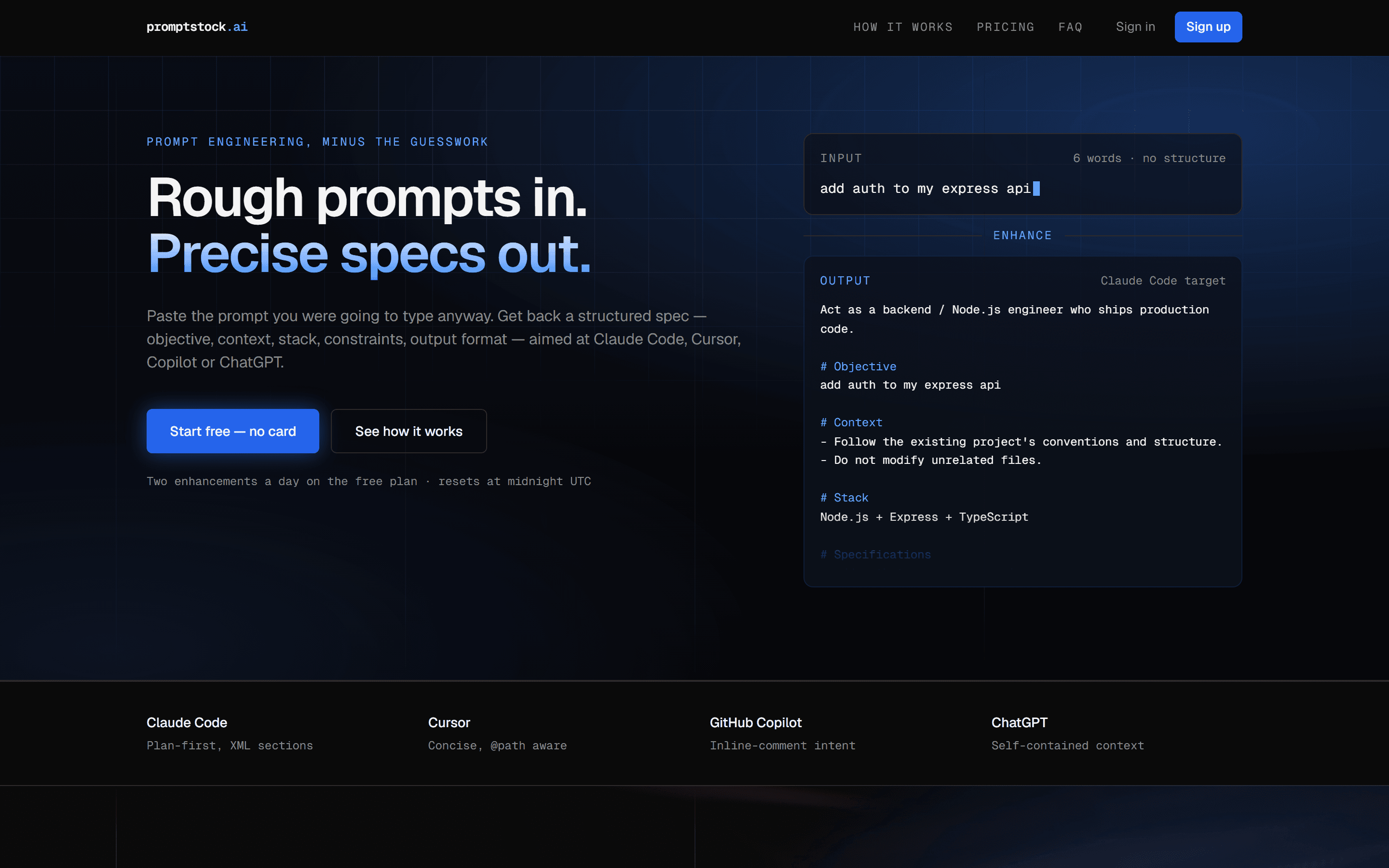 PromptStock — screenshot